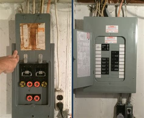 replacing an electrical panel box